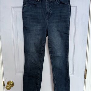 Good American Dark Blue Straight Leg Jeans